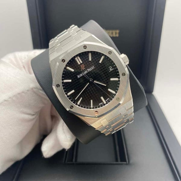 AP Royal Oak Selfwinding Steel Black Dial 41mm