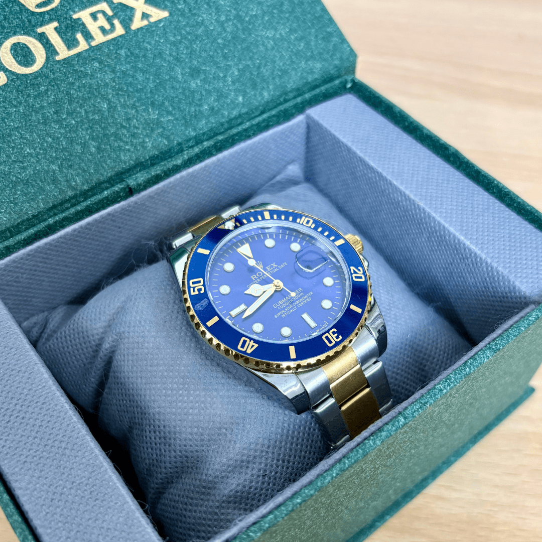Rlx Submariner - 40mm - Stainless Steel - Smurf Two Tone