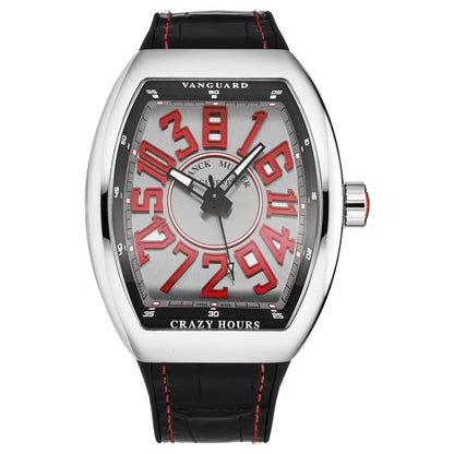 Franck Muller
Vanguard Crazy Hours Men's Watch
Model 45CHACERSILRED