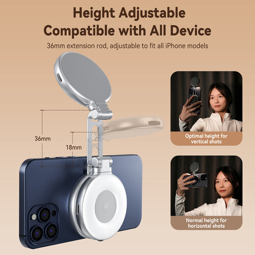 TELESIN Magnetic Beauty Fill Light for Phones