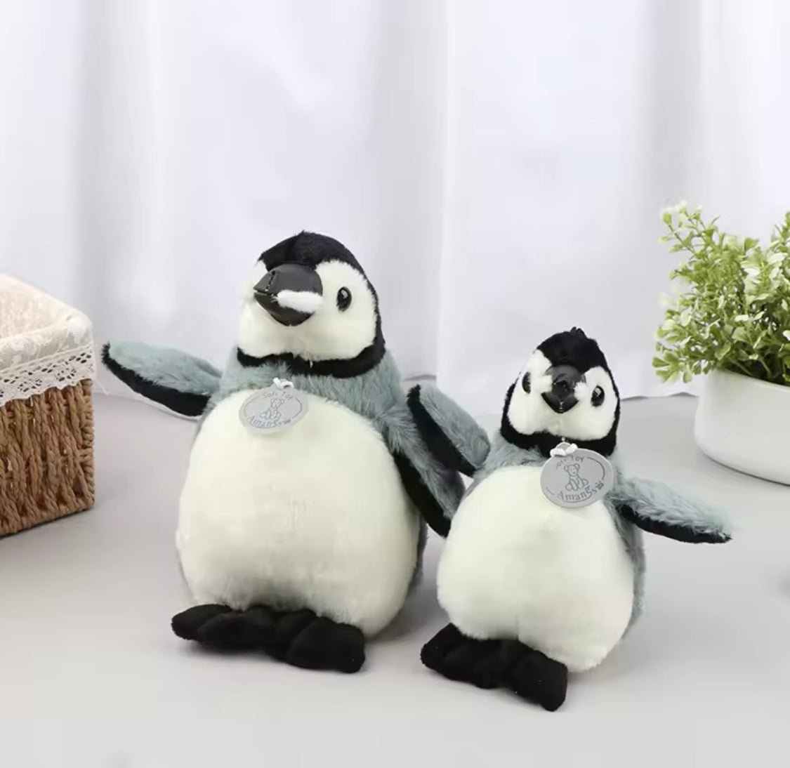 25cm Creative Penguin Plush Stuffed Toys, Penguin Plush Doll Kids, Home Decor Penguin Pillow Cushion