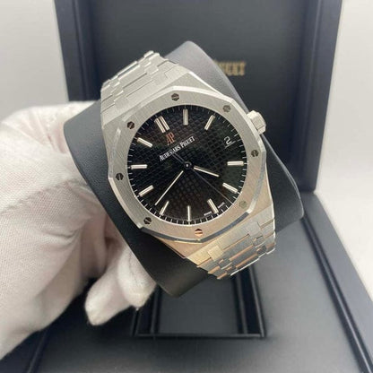 AP Royal Oak Selfwinding Steel Black Dial 41mm