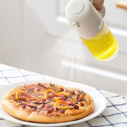 250ml Glass Spray Oil Bottle, Kitchen Oil Misting Spray Bottle, Pressure Thickened Leak-Proof Oil Spray Bottle, Oil Dispenser Bottle