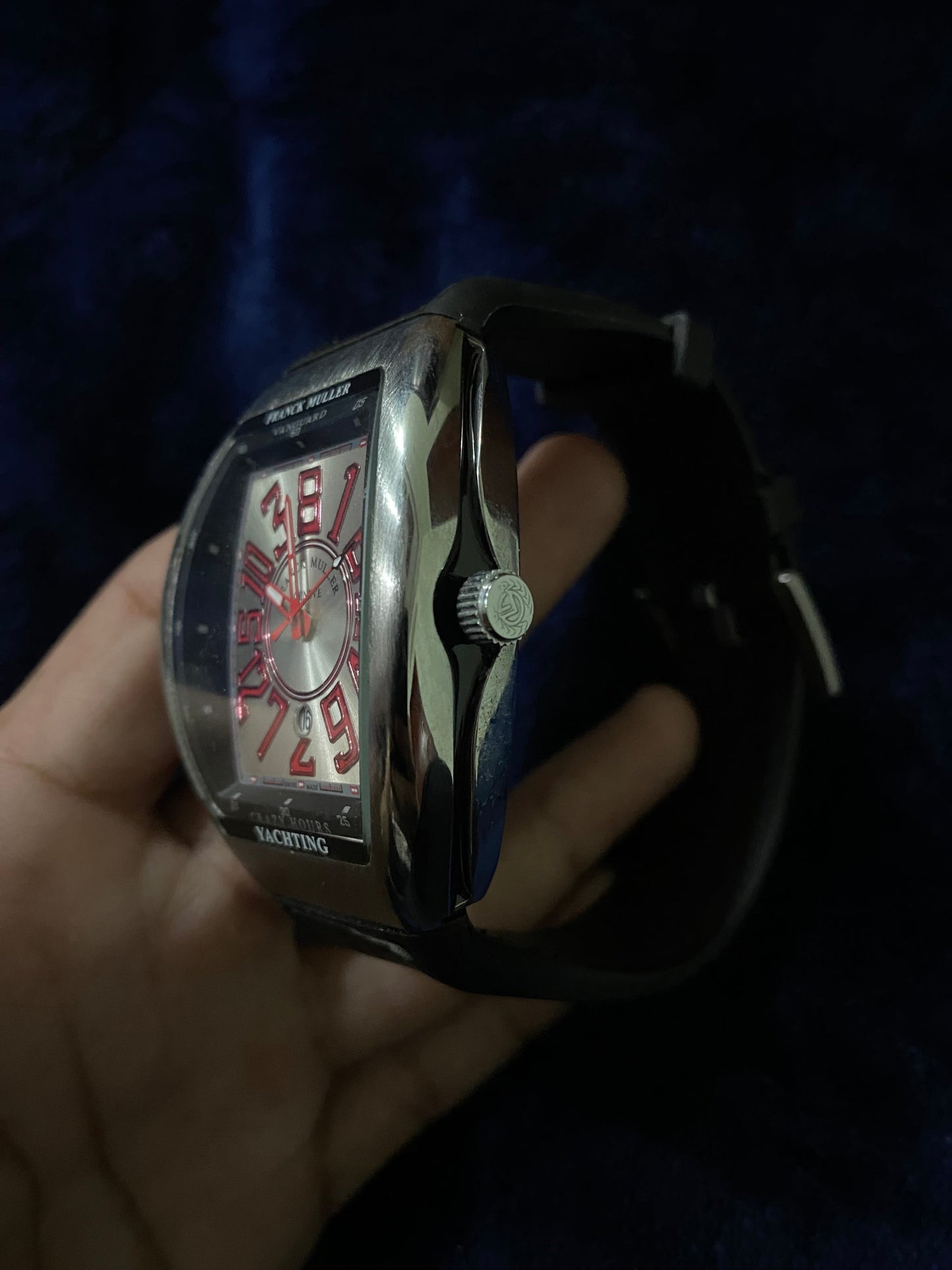 Franck Muller
Vanguard Crazy Hours Men's Watch
Model 45CHACERSILRED