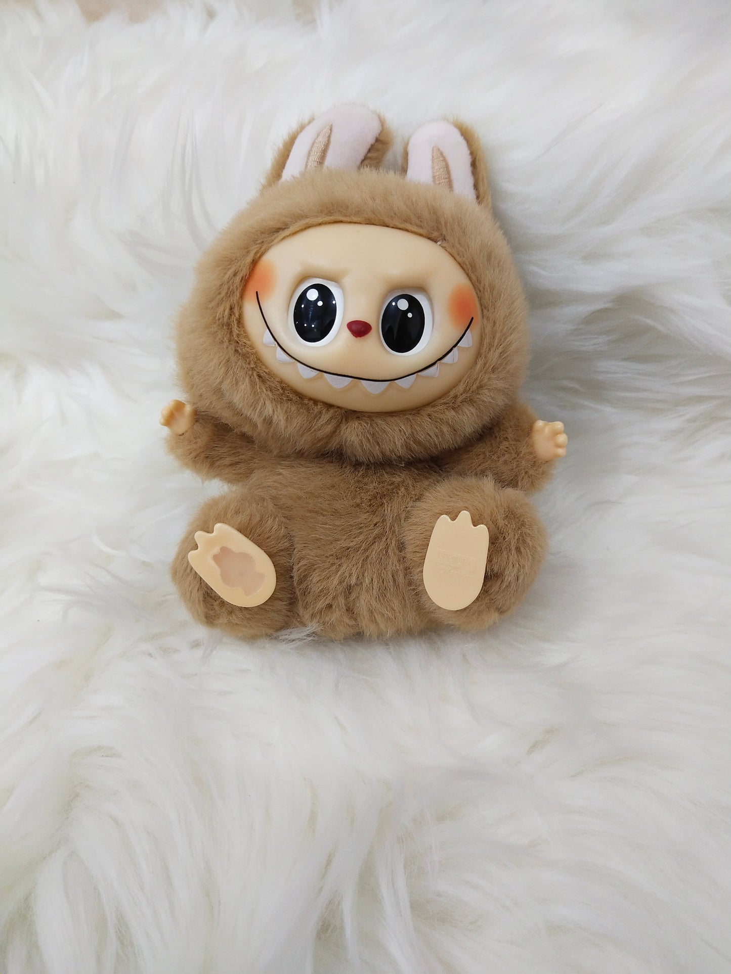 Labubu Monster Anime Character Plush Keychain - 1 PC (BaBa Bronze)