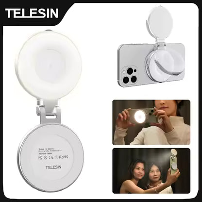 TELESIN Magnetic Phone Camera Shoot Hand Grip Phone Holder Shooting Aid Remote Control Handle for Iphone HUAWEI SAMSUNG Phone