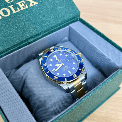 Rlx Submariner - 40mm - Stainless Steel - Smurf Two Tone