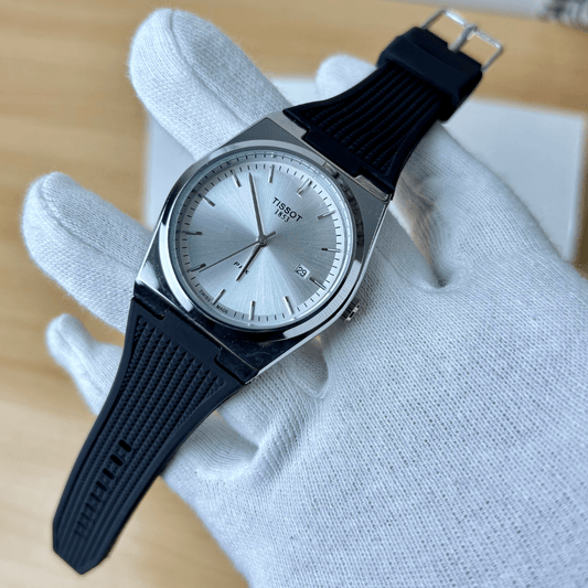 Tissot PRX - Silver Dial - Black Rubber Strap