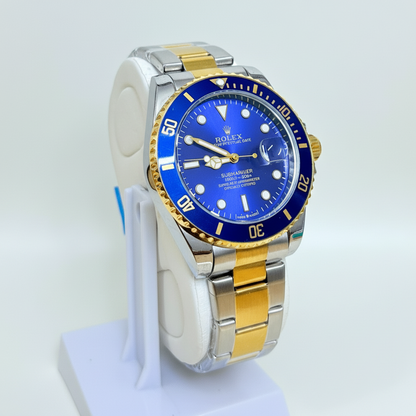 Rlx Submariner - 40mm - Stainless Steel - Smurf Two Tone