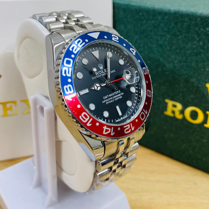 Rlx GMT Master - 40mm - Stainless Steel - Pepsi Jubilee