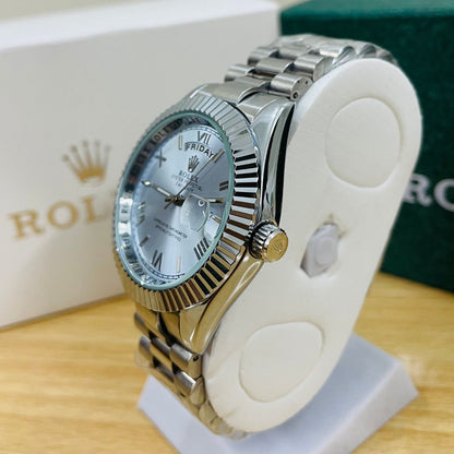 XEON RLX Day-Date - 40MM - Fluted bezel Sky Blue Dial