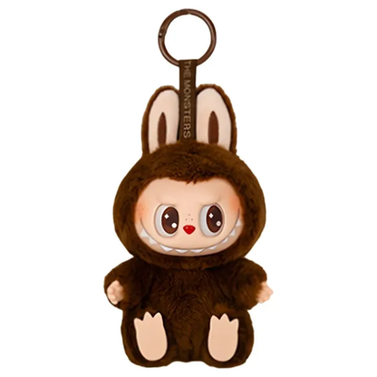 Labubu Monster Anime Character Plush Keychain - 1 PC (Zimomo D. Brown)