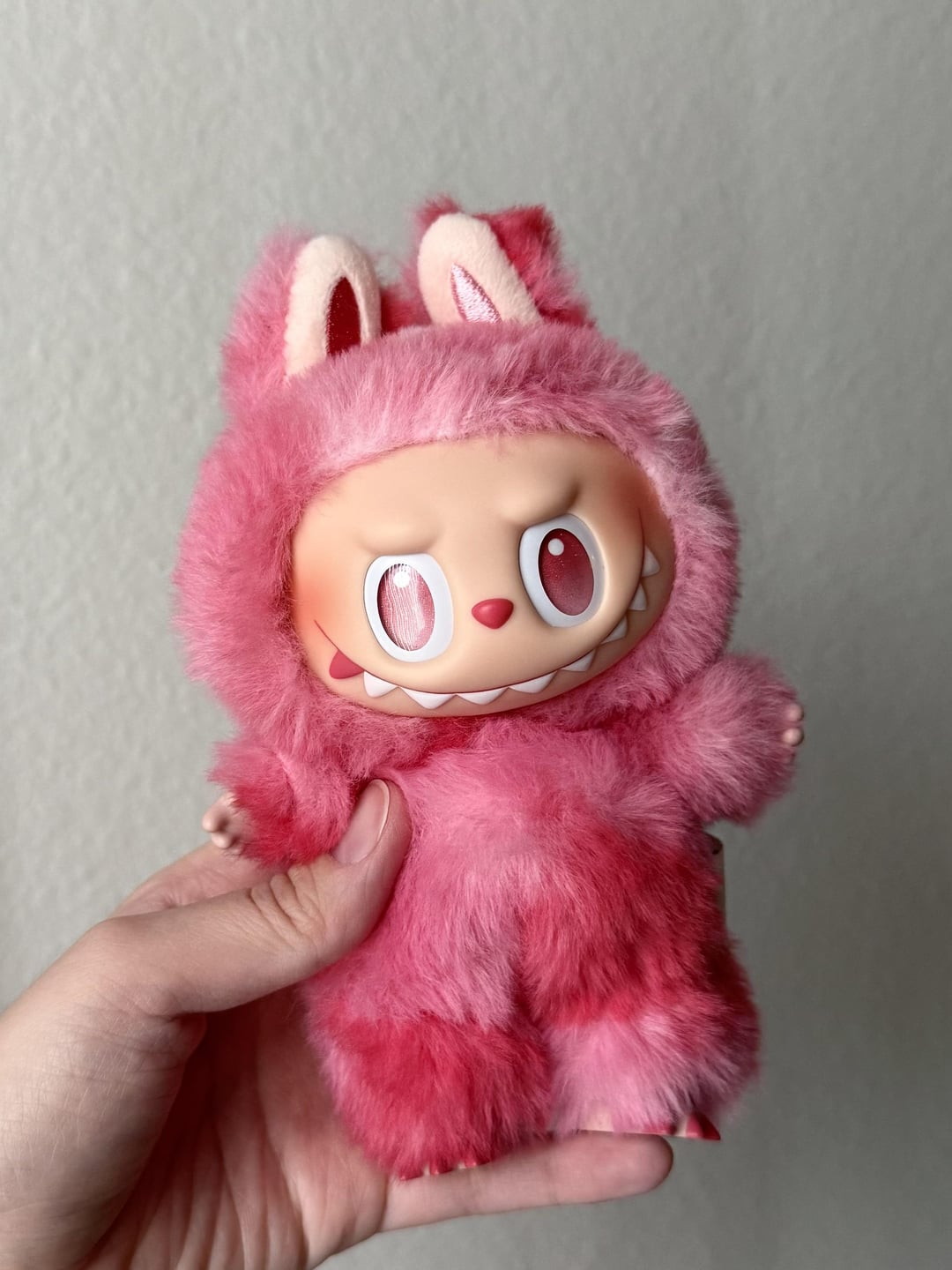 Labubu Big Into Energy Monster Plush Keychain - 1 PC (Red)