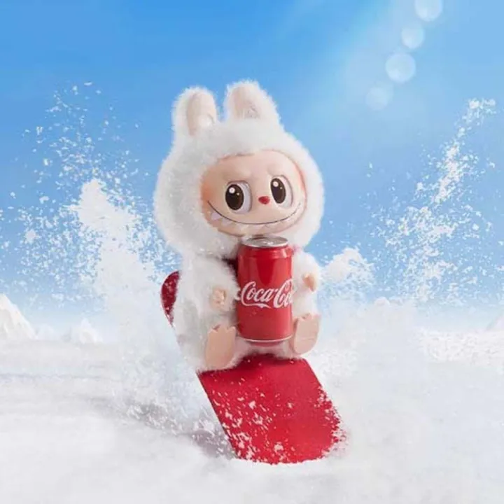 Labubu Monster Coca-Cola Series Plush Keychain Blind Box - 1 PC