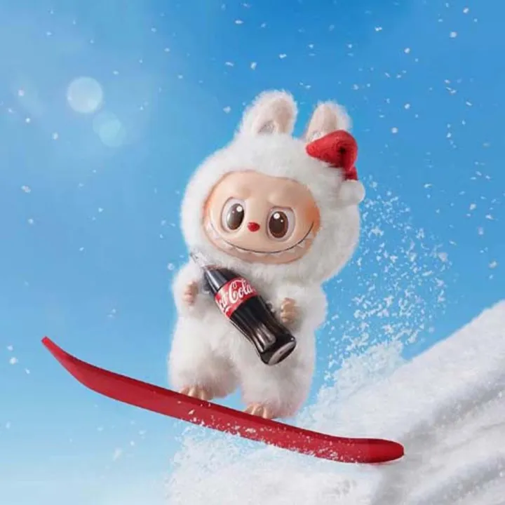 Labubu Monster Coca-Cola Series Plush Keychain Blind Box - 1 PC